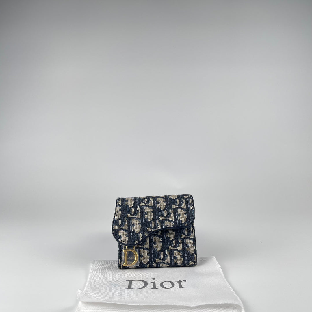 Dior Saddle Lotus Wallet