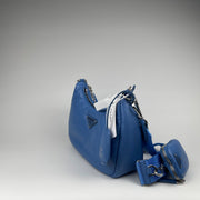 Prada Re-Edition 2005 Leather Bag Blue
