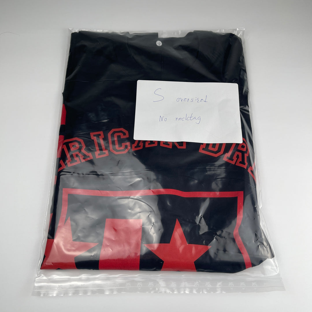 Givenchy American Dream Red On Black Tee