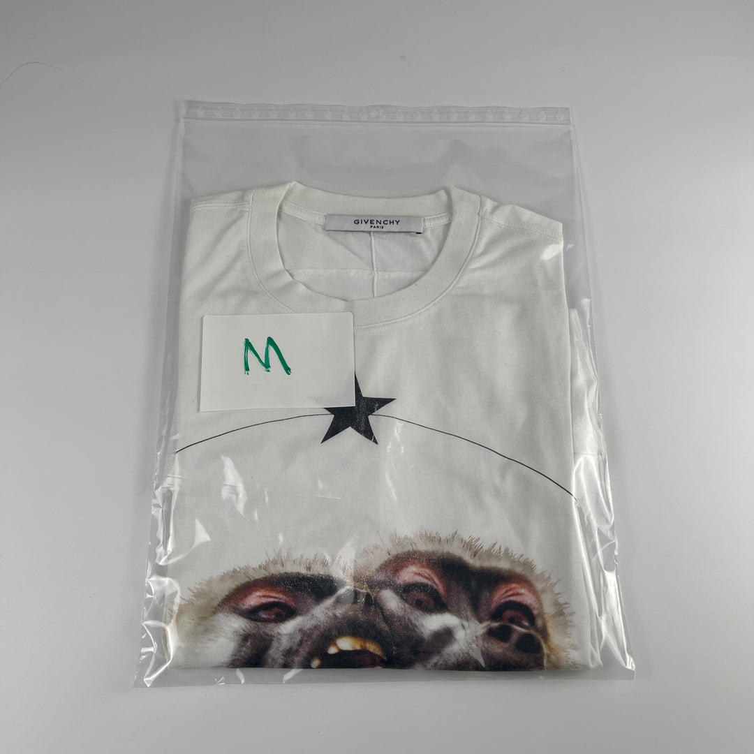 Givenchy Monkey White Tee