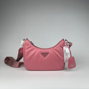 Prada Re-Edition 2005 Leather Bag Pink