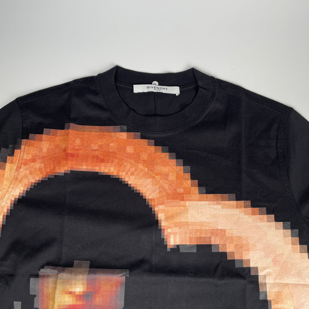 Givenchy Black Tee Pixel Design