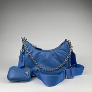 Prada Re-Edition 2005 Leather Bag Blue