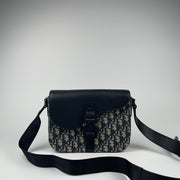 Dior Small Saddle Messenger Bag with Flap Oblique