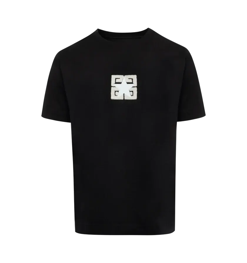 Givenchy Black Tee Centered White Star