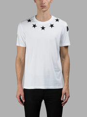 Givenchy White Tee Black Stars