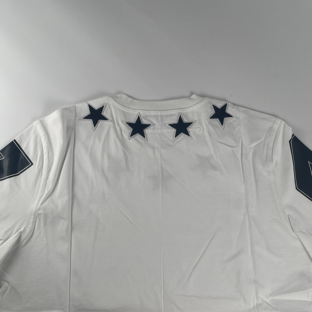 Givenchy White Tee Black Stars