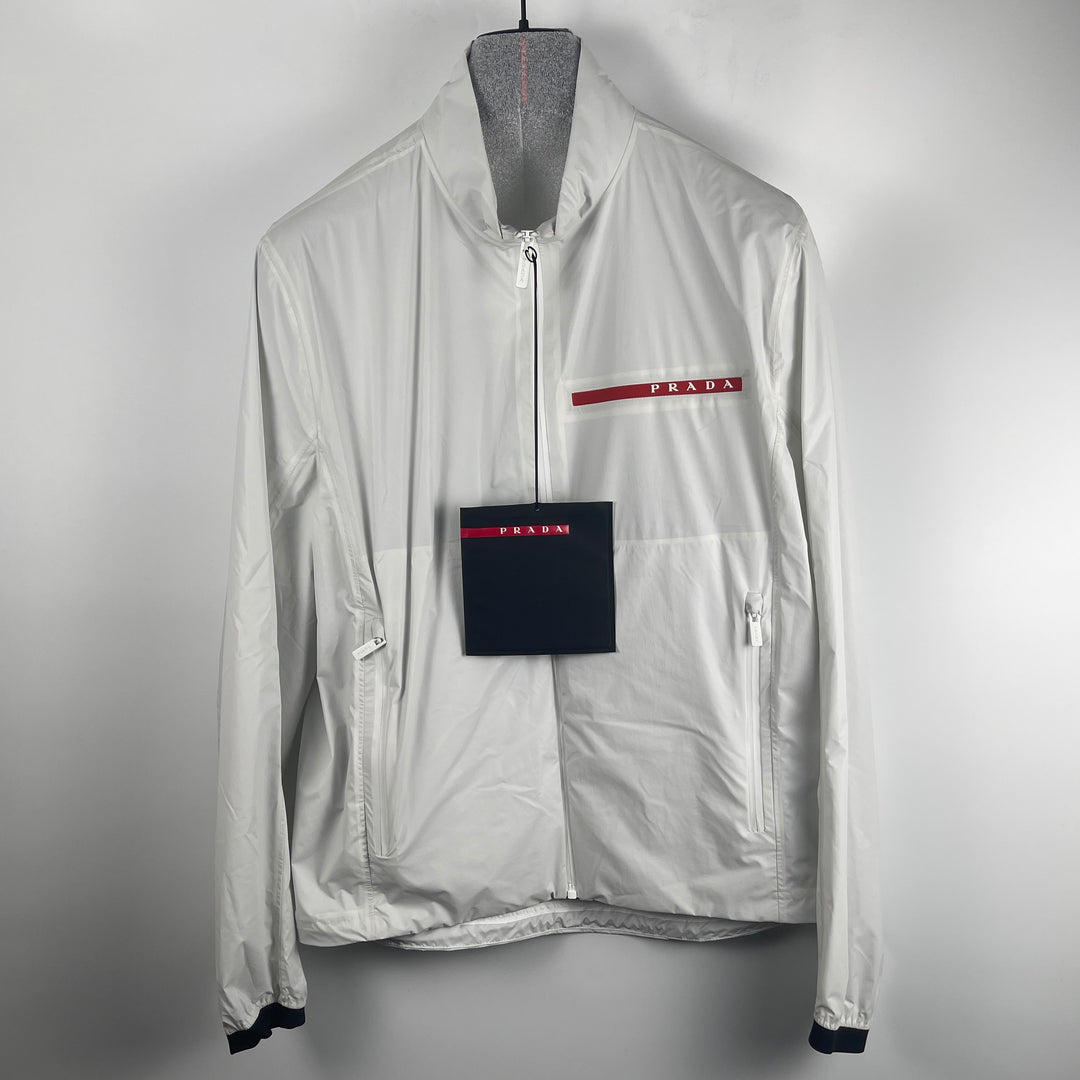 Prada White Windbreaker Jacket