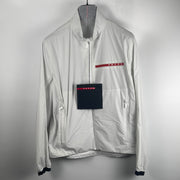 Prada White Windbreaker Jacket