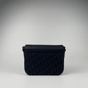 Dior Small Saddle Messenger Bag with Flap Black