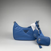Prada Re-Edition 2005 Leather Bag Blue
