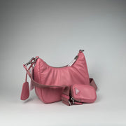 Prada Re-Edition 2005 Leather Bag Pink