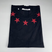 Givenchy Black Tee Red Stars
