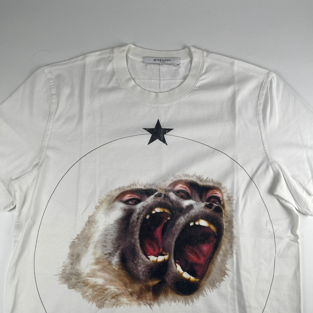 Givenchy Monkey White Tee