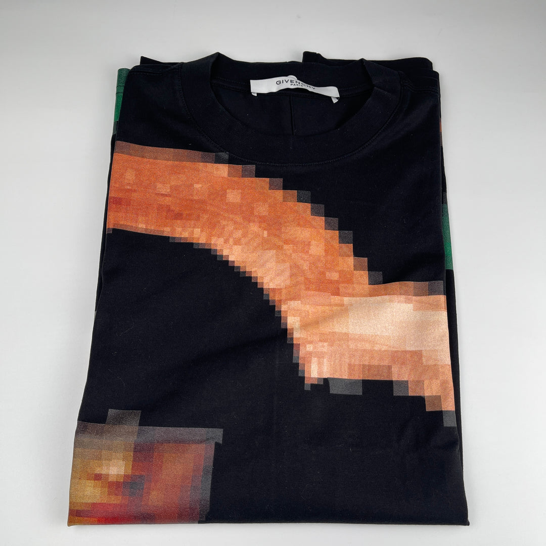 Givenchy Black Tee Pixel Design