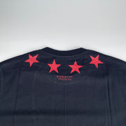 Givenchy Black Tee Red Stars