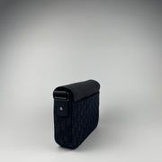 Dior Small Saddle Messenger Bag with Flap Black
