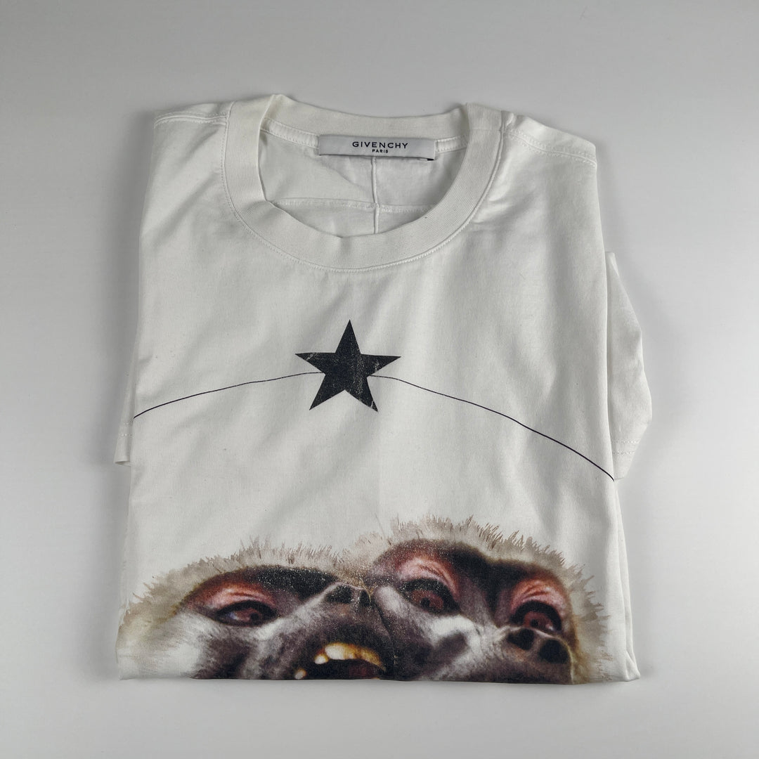 Givenchy Monkey White Tee