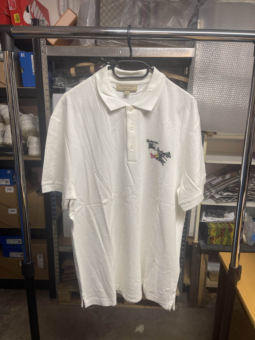 Burberry White Polo