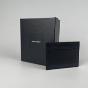 YSL Card Holder Black